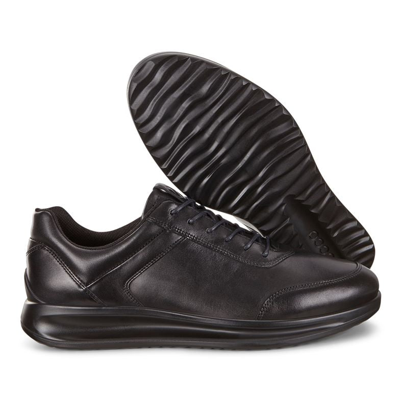 ECCO® Aquet Leather Shoe | Black