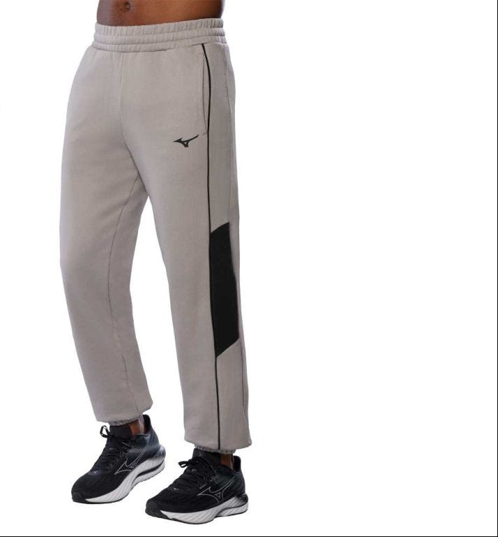 Pantalones Mizuno Athletic Rib Mujer Gris Tejido Cepillado Y