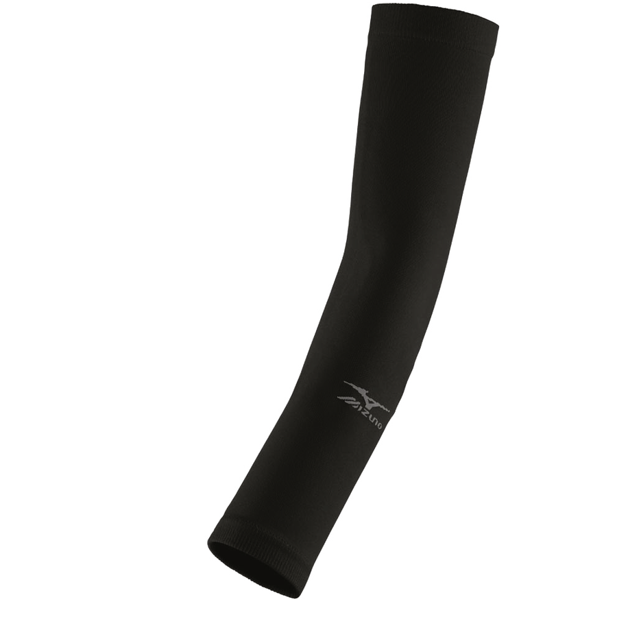 Mizuno Men's Armguard Pair of Arm Warmers, Black, One Size