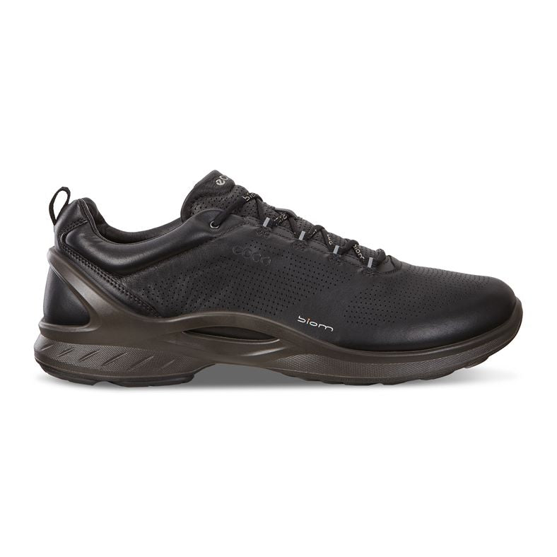 Men's ECCO® BIOM Fjuel Leather Outdoor Sneaker | Black