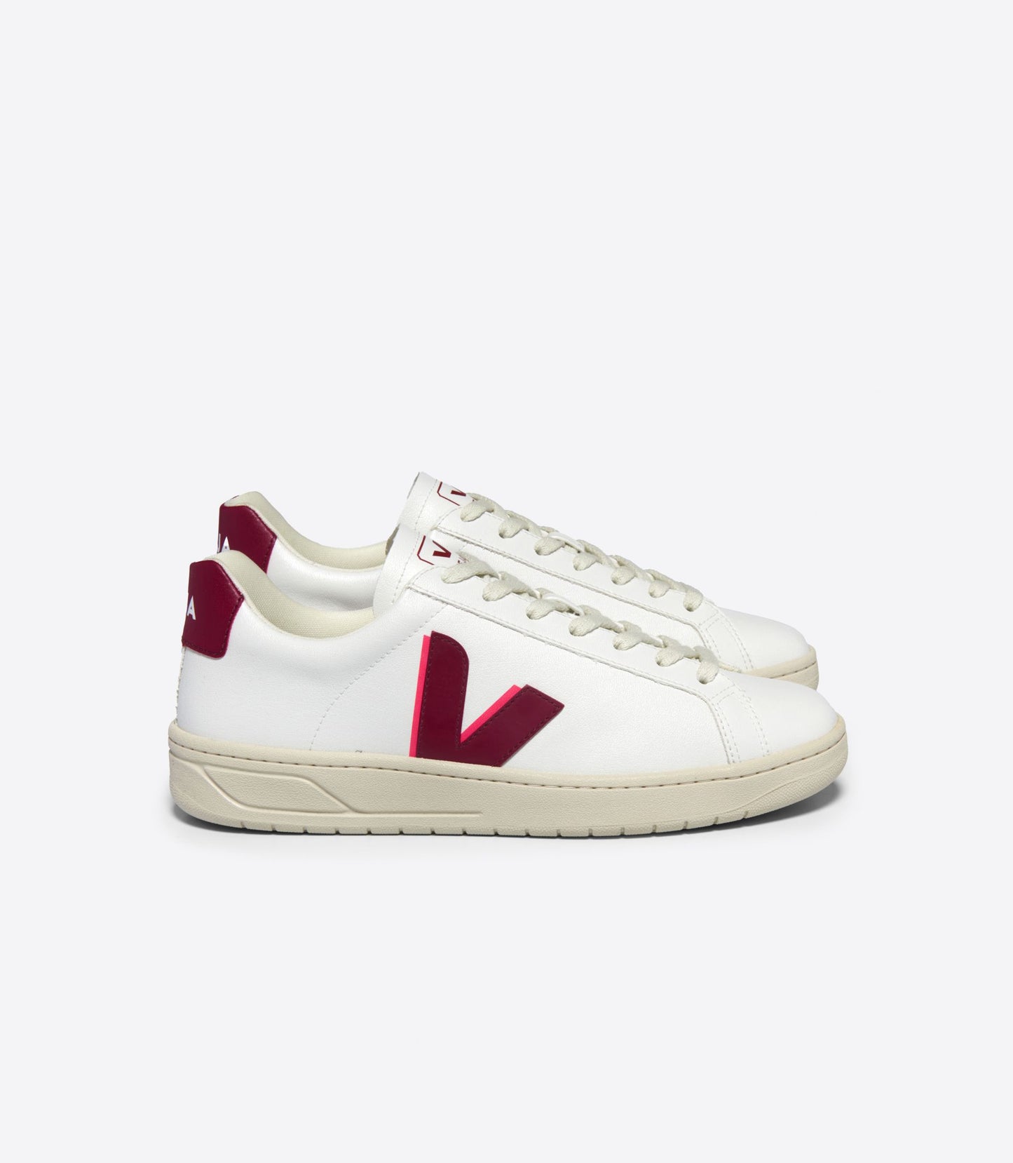 Veja urca cwl white marsala rose fluo