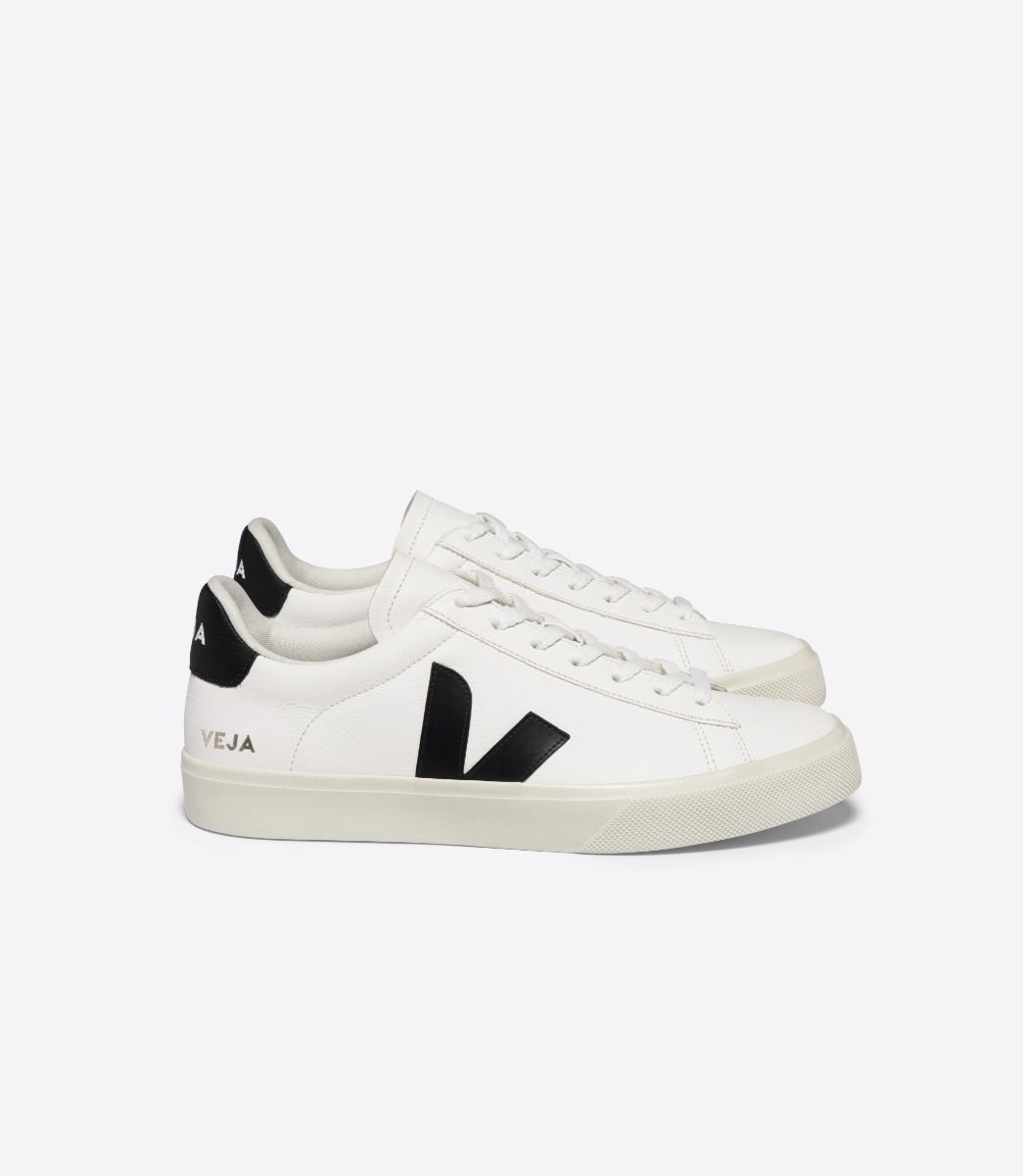 Veja campo leather white black