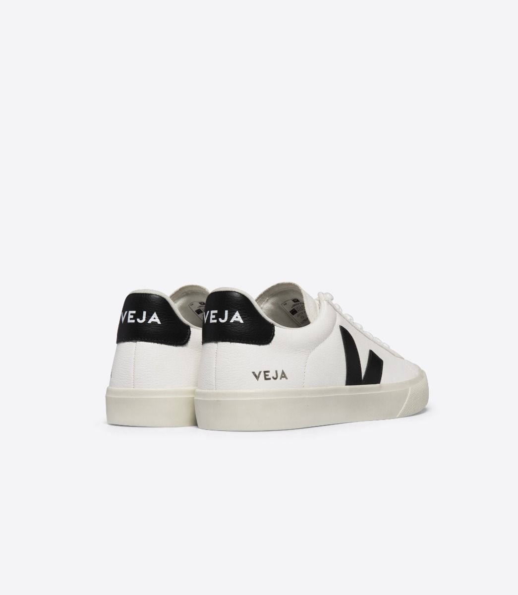 Veja campo leather white black