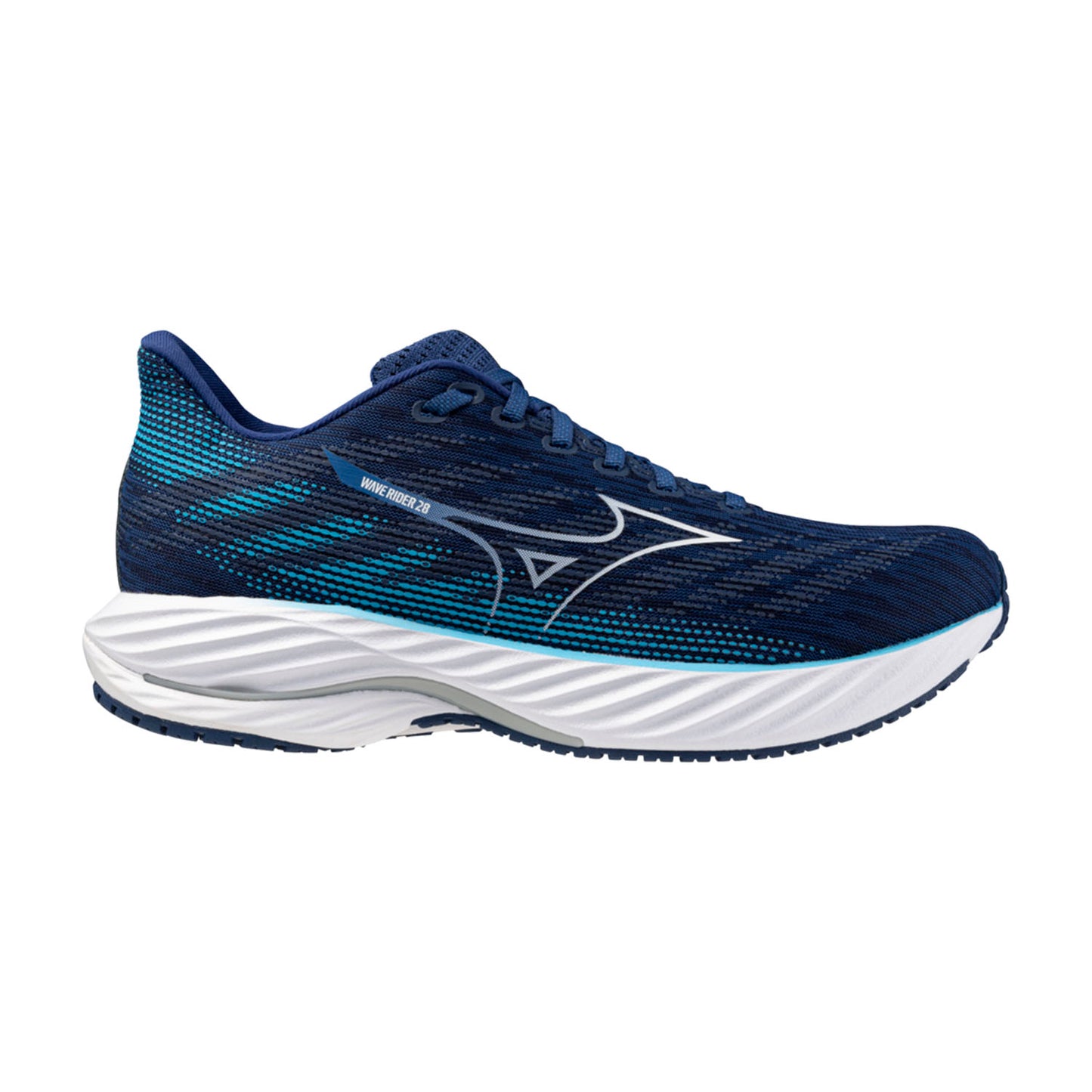 Mizuno Wave Rider 28 Estate Blue/White/River Blue