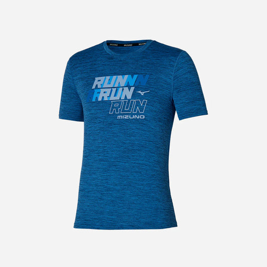 Mizuno Core Run Men's T-Shirt - Blue